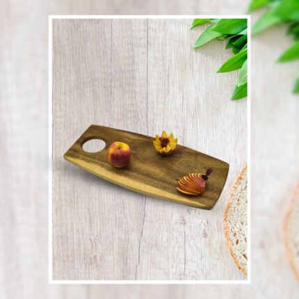 Large Wooden Chopping Board for Women – Premium Multipurpose Cutting & Serving Board with Handle