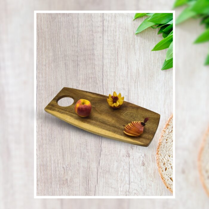 Large Wooden Chopping Board for Women – Premium Multipurpose Cutting & Serving Board with Handle