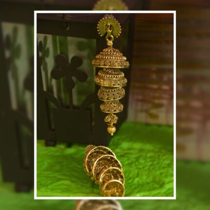 Traditional Peacock Jhumka Earrings for Women – Ethnic Indian Earrings with Intricate Design
